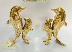 دلفین برنجی هندی قلم دست