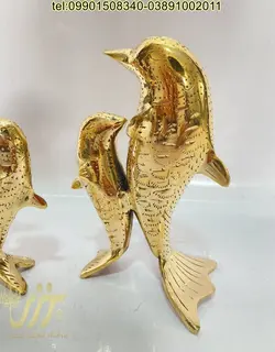 دلفین برنجی هندی قلم دست