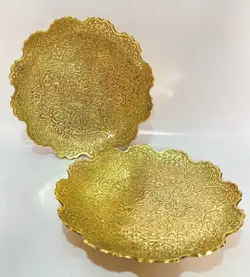 پیش دستی برنجی هندی طرح قلعه 20