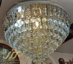 لوستر ال ای دی گرد نقره گوی