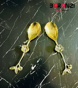 قاشق آجیل خوری طرح گل