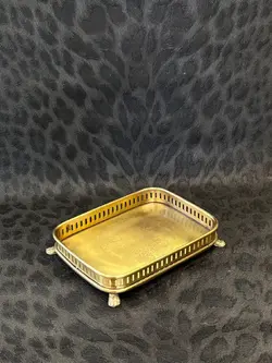 ظرف پذیرایی برنجی آنتیک هندی