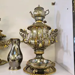 سماور برنز سیاه قلم ۸لیتری