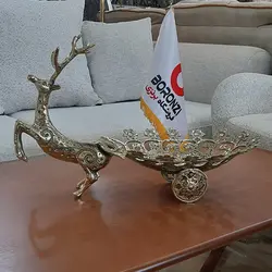 میوه خوری برنز درشکه مدل غزال