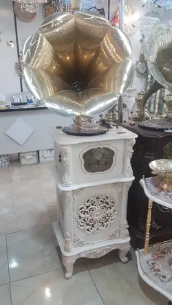 گرامافون والتر رنگ سفید استخوانی