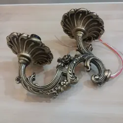 لوستر آلومینیومی دوگل کوچک ۵ شاخه