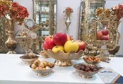 ست هفت سین برنجی هندی طرح 6