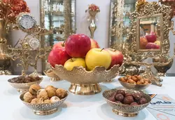 ست هفت سین برنجی هندی طرح 6