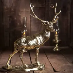 گوزن بزرگ پایه دار برنزی