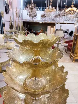 ست پذیرایی برنجی هندی قلعه چهار تایی