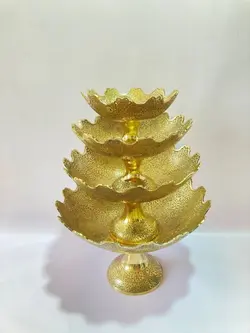 ست پذیرایی برنجی هندی قلعه چهار تایی