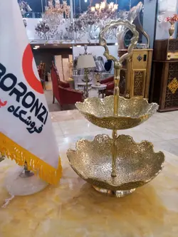 شکلات خوری دو طبقه قلعه برنجی هندی