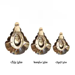 کریستال لوستر طرح شصتی شامپاین بزرگ