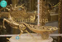 کالسکه گوزنی برنزی