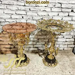 میوه خوری کنار سالنی برنزی  پایه سنگی