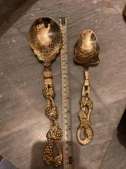 قاشق آجیل برنجی هندی