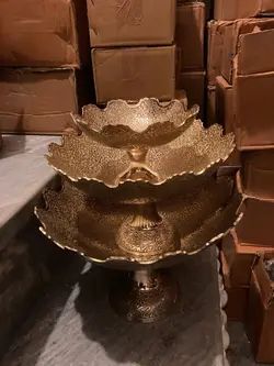 ست کاسه قلع طاووس برنجی هندی