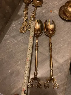 ست قاشق آجیل برنجی