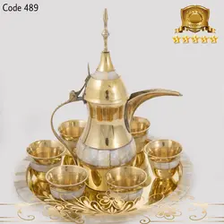 ست دله برنجی صدفی کد ۴۸۹
