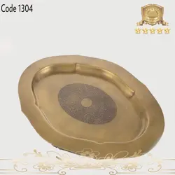 سینی برنجی طرح دار ۱۳۰۴