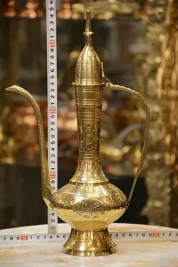 گلاب پاش قلمزنی 39 سانتی برنجی