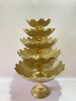 ست پذیرایی برنجی هندی قلعه پنج تایی