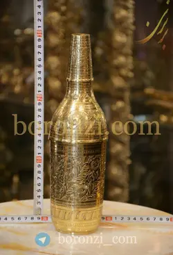 بطری شراب خوری برنجی هندی