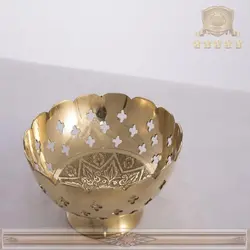 کاسه آجیل خوری برنجی هندی کد ۱۱۷۲