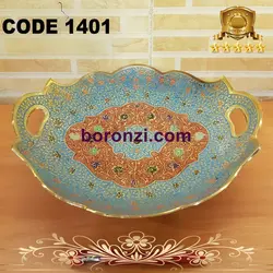 میوه خوری برنجی هندی مینا کاری کد ۱۴۰۱