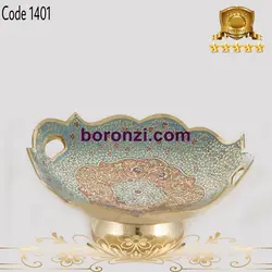 میوه خوری برنجی هندی مینا کاری کد ۱۴۰۱