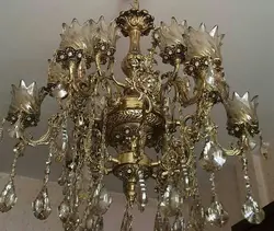 لوستر برنزی دوگل کوچک