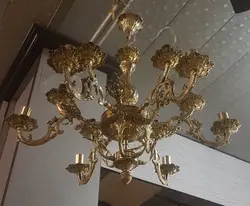 لوستر برنزی دوگل کوچک