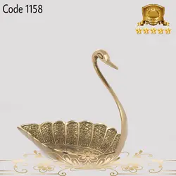 شکلات خوری قو برنجی کد ۱۱۵۸