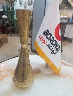 گلدان کمر باریک هندی طاووس