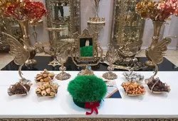 ست هفت سین برنجی هندی طرح 4