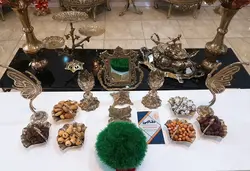 ست هفت سین برنجی هندی طرح 4