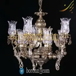 لوستر برنزی طرح فرشته پرکار کد ۱۲۱ az