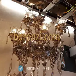 لوستر برنزی طرح فرشته پرکار کد ۱۲۱ az