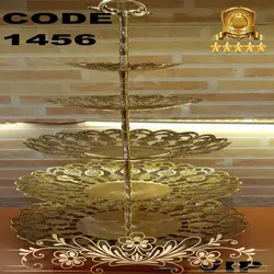 ظرف ۵ طبقه برنجی هندی VIP