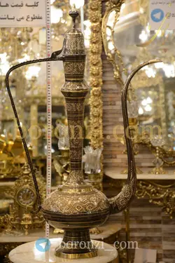 گلاب پاش برنزی سیاه قلم ۸۷ سانت