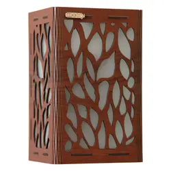 چراغ خواب دیواری چوبین مدل تک لامپ کد ۱۰۱