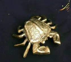 جا سیگاری برنزی طرح خرچنگ
