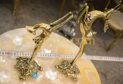 مجسمه برنزی آهو مهر و مادر کد ۰۴