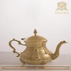 قوری برنجی هندی مدل انگلیسی