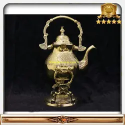 کتری الکلی ( وارمر) برنجی ۳۲ سانت