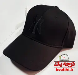 کلاه نقابی NY مشکی کتان
