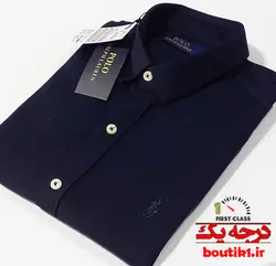 پیراهن آستین بلند جودون کاور کش سورمه ای