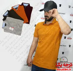 پولوشرت جودون یقه دار ساده 4 رنگ