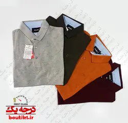 پولوشرت جودون یقه دار ساده 4 رنگ