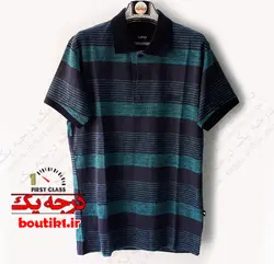 پولوشرت پنبه براش رینگی آبی